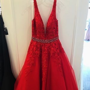 Jovani Red Prom Dress